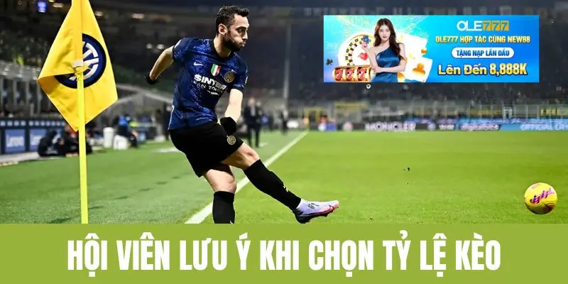 Hội viên lưu ý khi tiến hành chọn tỷ lệ cược