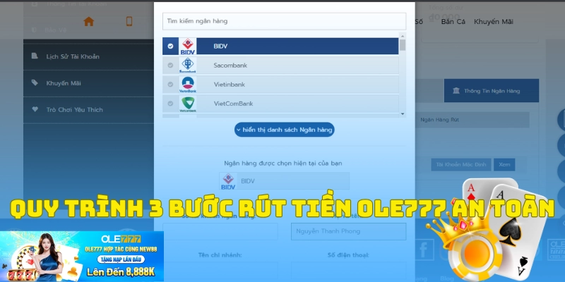 Hướng dẫn ba bước đơn giản để rút tiền về tài khoản